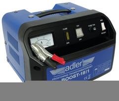 Automobilių akumuliatorių pakrovėjas Adler BOOST-18/1; 12-24 V