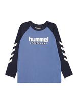 Hummel Sportiniai marškinėliai mėlyna / tamsiai mėlyna / balta