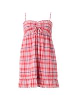 HOLLISTER Vasarinė suknelė tamsiai mėlyna / raudona / šviesiai raudona / balkšva
