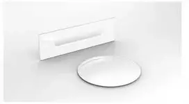 Vonia Besco Zoya Glam Graphite, 150 x 75 cm, kairinė, su baltais dangteliais