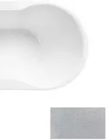 Vonia Besco Navia Glam Sidabrinis, 140 x 75 cm, su grafito spalvos dangteliais