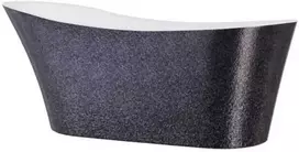 Vonia Besco Calima Glam Graphite, 170 x 74 cm, su baltais dangteliais