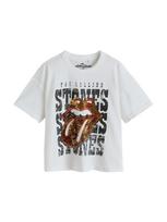 Next Marškinėliai 'Rolling Stones' auksas / raudona / juoda / balta