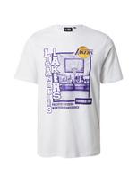 NEW ERA Marškinėliai 'NBA LOSLAK' geltona / purpurinė / balta