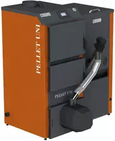 Katilas granulinis PELLET UNI 20 su KIPI ROT POWER 20 kW degikliu ir 350 l talpa
