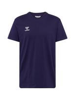 Hummel Sportiniai marškinėliai 'GO 2.0' tamsiai mėlyna jūros spalva / balta