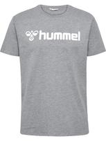Hummel Marškinėliai 'Go 2.0' margai pilka / balta