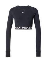 NIKE Sportiniai marškinėliai 'Pro' juoda / balta