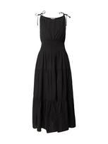TOMMY HILFIGER Vasarinė suknelė 'Self- Strap Smock Midi' juoda