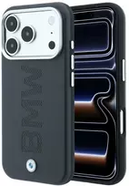 Dėklas BMW Sign Centered Deboss MagSafe Case, skirtas iPhone 17 Pro / 18 Pro – Pilka