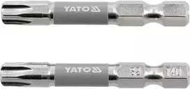 Yato Toya Sa Poland Sukimo antgaliai | T40 | 1/4" | 50 mm | nikeliuoti | 2 vnt. (YT-78036)