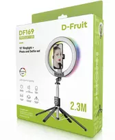 D-Fruit ringlight 10" + tripod-selfie stick DF169