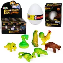 Lean Toys Stebuklingas kiaušinis Besirandantis dinozauras Vandenyje Kiaušinis Baltas 6,5 CM