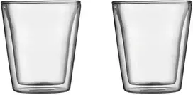Bodum dvisieniai valgyklos stiklinės 200 ml 2 vnt Skaidrios