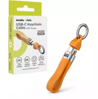 Mobile Origin 240W 40Gbps 8K USB-C raktų pakabuko laidas CB17 Oranžinė
