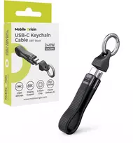 Mobile Origin 240W 40Gbps 8K USB-C raktų pakabuko laidas CB17 Juoda