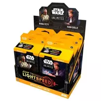 Kolekcinio kortų žaidimo kaladė - Fantasy Flight Games Star Wars Unlimited Jump To Lightspeed Spotlight Deck ekspozicinis rinkinys, 6 vnt.