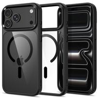 Tech-Protect Magmat Magsafe CC Case for iPhone 17 Pro / 18 Pro - Transparent Black