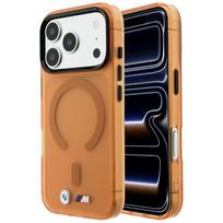 BMW M IML Frosted Metal Logo & Trims MagSafe Case for iPhone 17 Pro Max / 18 Pro Max - Orange
