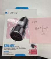 Automobilinis greitojo įkrovimo adapteris EZRA CR80 83 W
