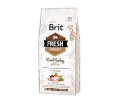 Brit Fresh Turkey with Pea Light Fit&Slim sausas maistas šunims 2,5kg. - 12kg. 2.5 kg