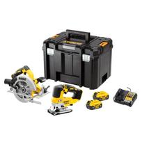 DeWalt akumuliatorinių pjūklų rinkinys DCK2012P2T DCS570 DCS334 18 V