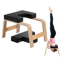 Jogos inversinė kėdė suoliukas, medinis rėmas, juoda, 300 kg talpa