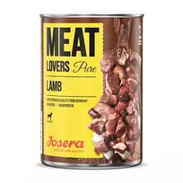 Josera Meat Lovers Pure Lamb konservuotas pašaras šunims su ėriena, 400 g