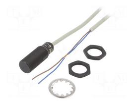 Sensor: inductive | OUT: 2-wire NO | 5mm | 12÷24VDC | M18 | 2m | IP67 | 80Hz