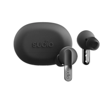Sudio Earbuds | N3 Pro | Bluetooth | In-ear | Microphone | Titanium Black | Noise canceling | Wireless