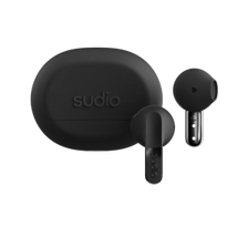Sudio Earbuds | N3 | Bluetooth | On-ear | Microphone | Onyx Black | Wireless