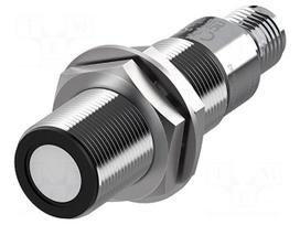 Sensor: ultrasonic | Range: 1.3m | Usup: 12÷30VDC | Housing: M18 | 100mA