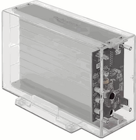 Delock 42624 2.5/3.5" SATA USB-C Clear
