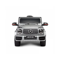Elektrinis vaikiškas automobilis Mercedes G63, vienvietis, 12 V, metalinės pilkos spalvos