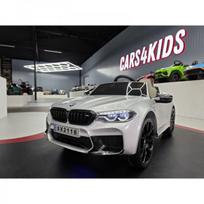 Elektrinis vaikiškas automobilis BMW M5, 24 V, metalinės pilkos spalvos