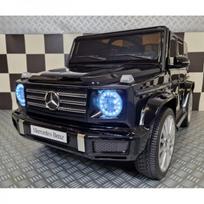 Elektrinis vaikiškas automobilis Mercedes G500, metalinės juodos spalvos