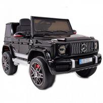 Elektrinis vaikiškas automobilis Mercedes G63, dvivietis, 24 V, metalinės juodos spalvos