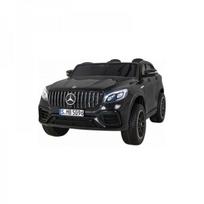 Elektrinis vaikiškas automobilis Mercedes GLC 63 AMG, vienvietis, metalinės juodos spalvos