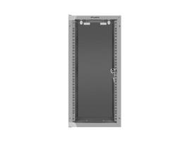 LANBERG 10" 12U 280x310 gray wall-mount rack with glass door