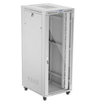 LANBERG 19" 42U 800x1000 standing rack cabinet grey glass door LCD V2