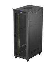 LANBERG 19" 47U 800x1200 black standing network rack cabinet with perforated doors for LCD