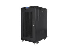 LANBERG 19" 22U 800x1000 standing rack cabinet black perforated doors LCD V2