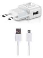 Samsung EP-TA200EWE + ECB-DU4EWE 15W Travel Charger + microUSB Data Cable white (OOB Bulk)