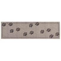 Virtuvės kilimas Pilkos pėdutės 300 x 60 cm 100% poliamidas