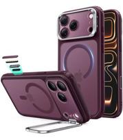 Raudonas / skaidrus dėklas Apple iPhone 17 Pro Max / 18 Pro Max telefonui "ESR Classic Hybrid Kickstand Magsafe"