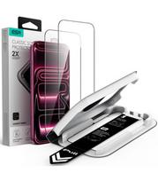 Apsauginis grūdintas stiklas Apple iPhone 17 Pro Max / 18 Pro Max telefonui "ESR Ultrafit Classic TG 2-Pack"