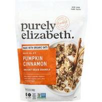 Purely Elizabeth, Senovinių grūdų granola, sūrūs-saldūs traškūs skiltelės, moliūgų cinamonas, 12 uncijų (340 g)