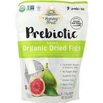 Sunny Fruit, Ekologiškos džiovintos figos su pridėtiniais prebiotikais, 5 pakeliai po 50 g (1,76 uncijos)