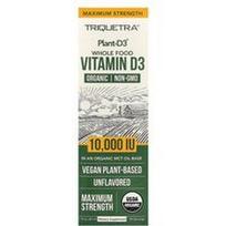 Triquetra Health, „Plant-D3®“ viso maisto vitaminas D3, beskonis, 30 ml