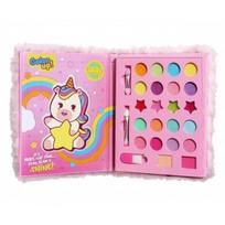 Color Up! Unicorn Plush Makeup Case vaikiška knyga - makiažo rinkinys